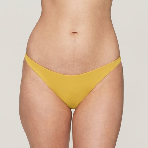 Cuup New $176 The Plunge bra Sz 14 bikini bottom Sz 5 Xl bamboo swim set 2 pcs - Picture 9 of 12